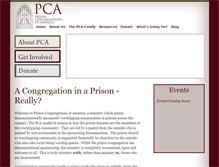 Tablet Screenshot of prisoncongregations.org